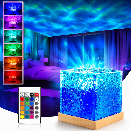Dynamic Water Ripple Projection Light Lamp