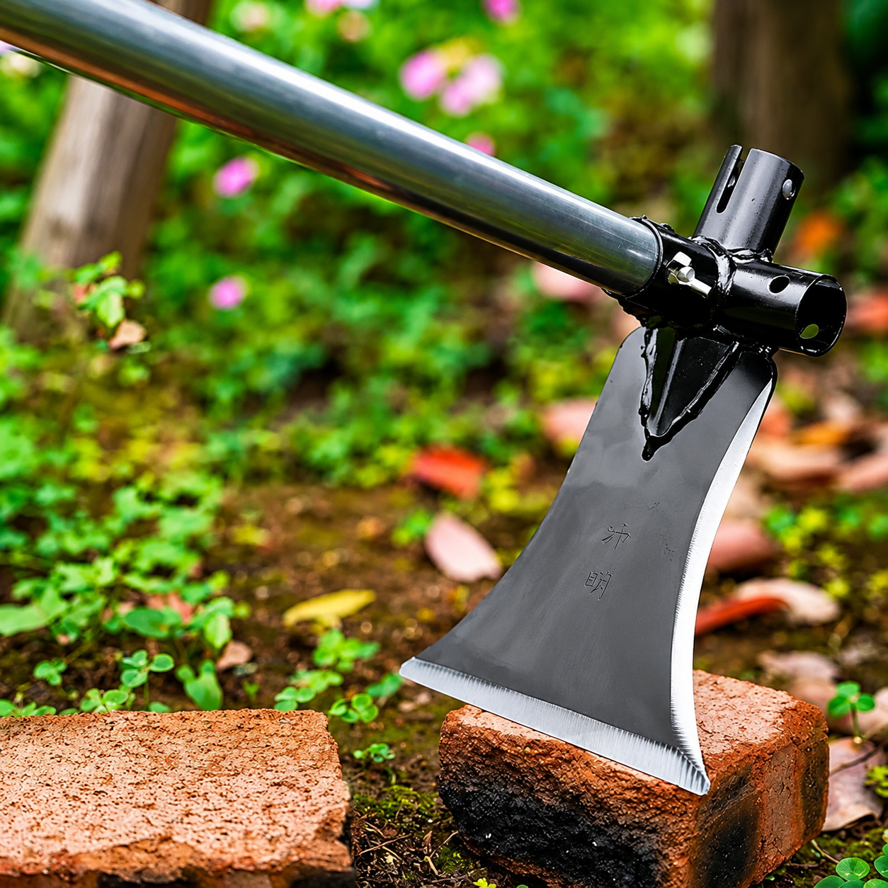 Premium 3-in-1 Garden Flat Axe Shovel