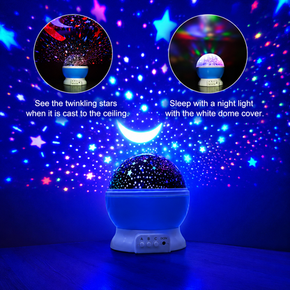 DreamGlow Rotating Projector Lamp
