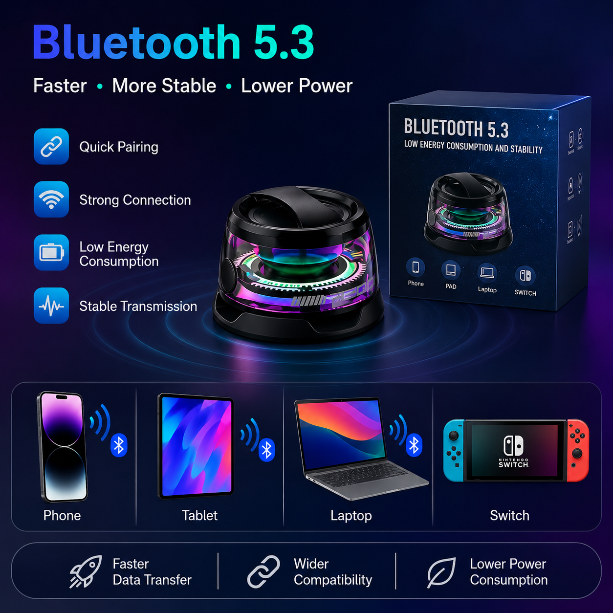 Premium G200 Magnetic Bluetooth Speaker