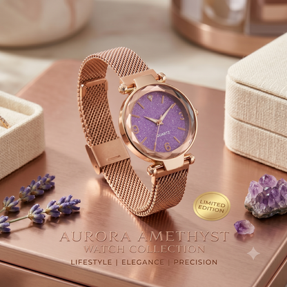 Elegant Rose Gold Analog Watch For Girls