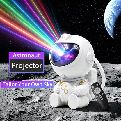 Astronaut Galaxy Projector - 360° Rotation