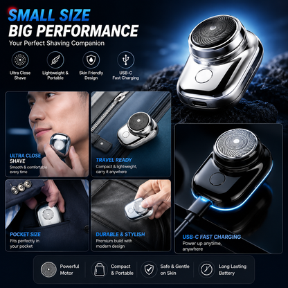 Premium Mini Portable Electric Shaver
