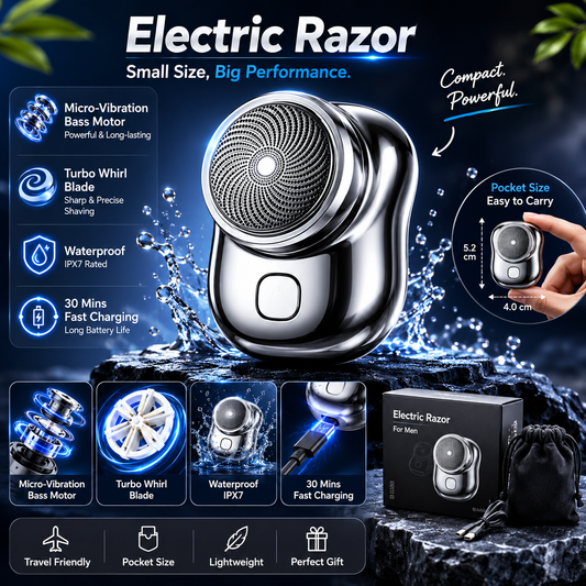 Premium Mini Portable Electric Shaver