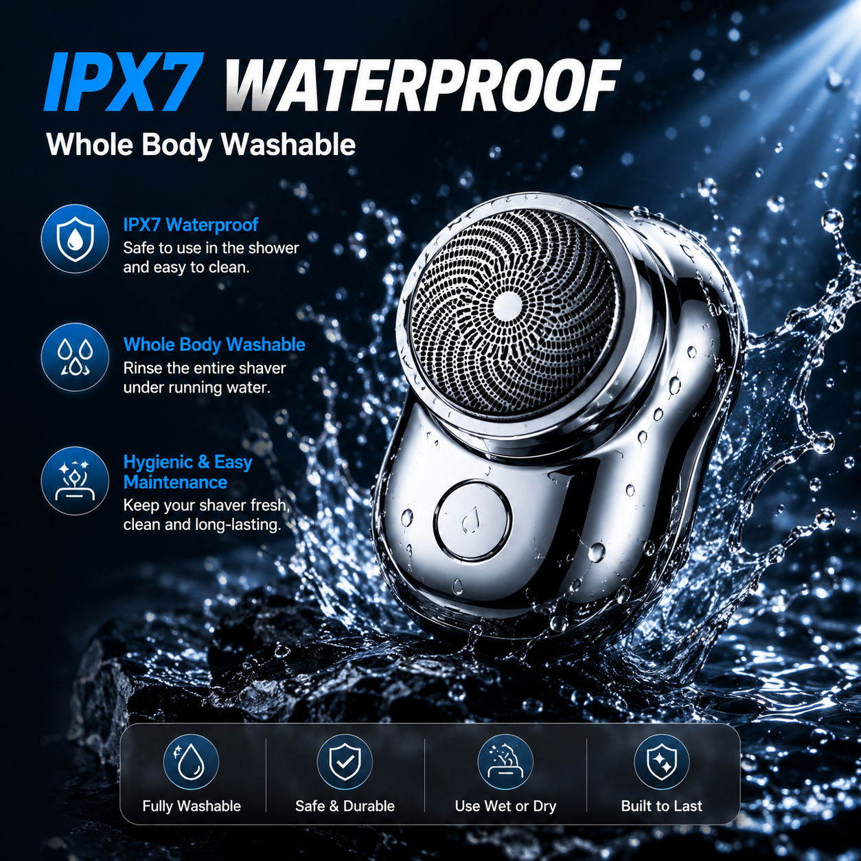 Premium Mini Portable Electric Shaver