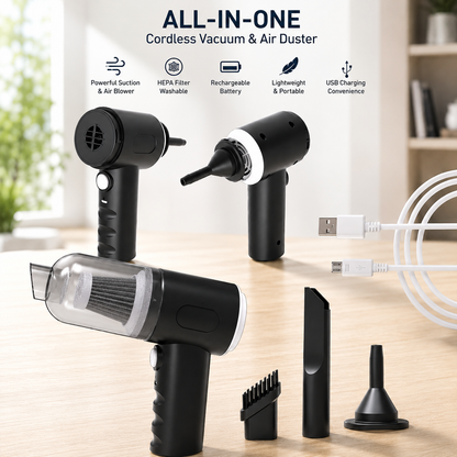 3 In 1 Portable Mini Vacuum Cleaner