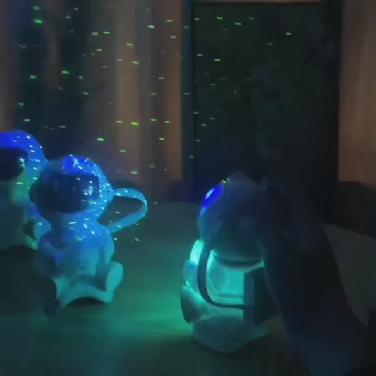 Astronaut Galaxy Projector - 360° Rotation